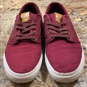 Maroon vans